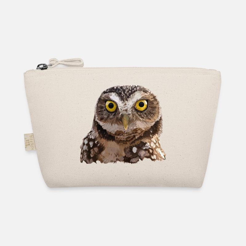 Eule graben Bio-Täschchen