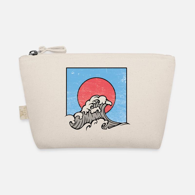Wave, sunset, surfing - Organic Pouch - nature
