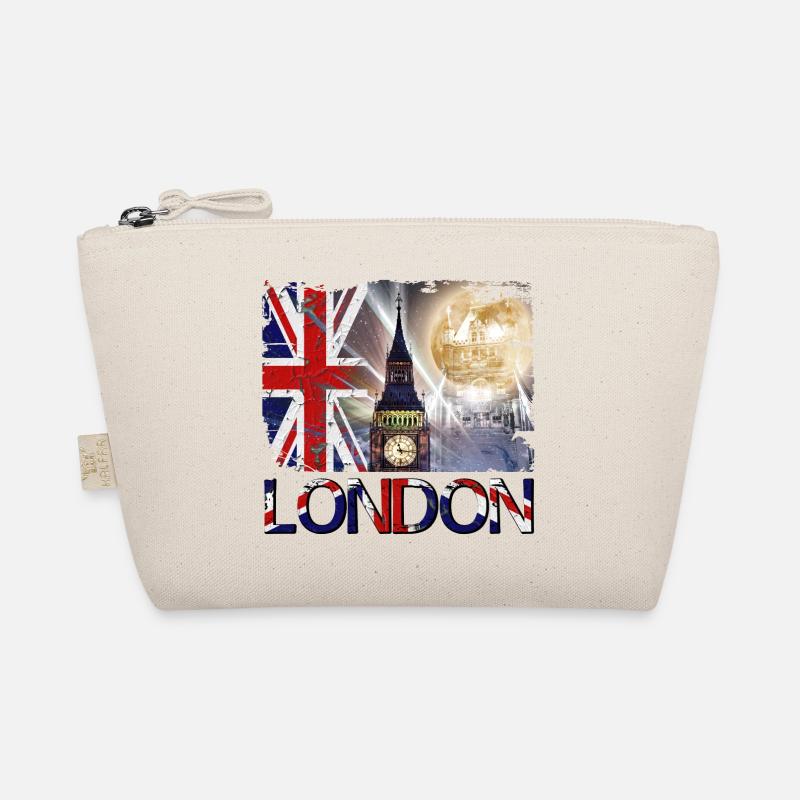 Londres Angleterre Royaume-Uni Drapeau Big Ben Tower Bridge Trousse biologique