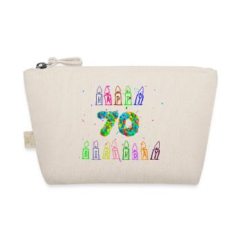 Idée cadeau 70e anniversaire, cadeau d’anniversaire - Trousse biologique - nature - Devant