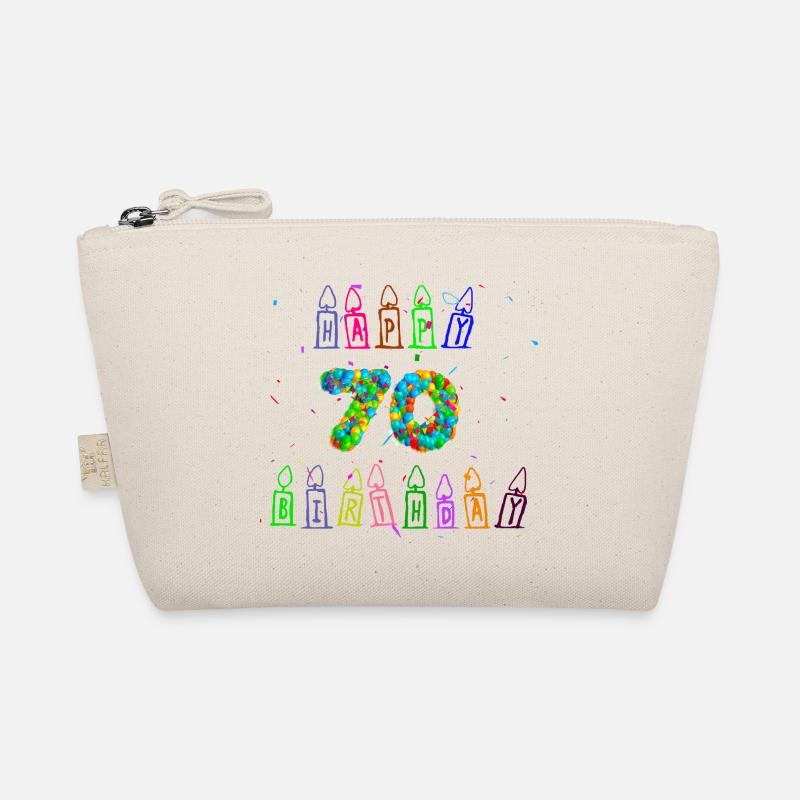 Geschenkidee 70. Geburtstag, Geburtstagsgeschenk Bio-Täschchen