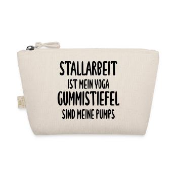 Stallarbeit Yoga Gummistiefel Pumps - Bio-Täschchen - Natur - Vorne