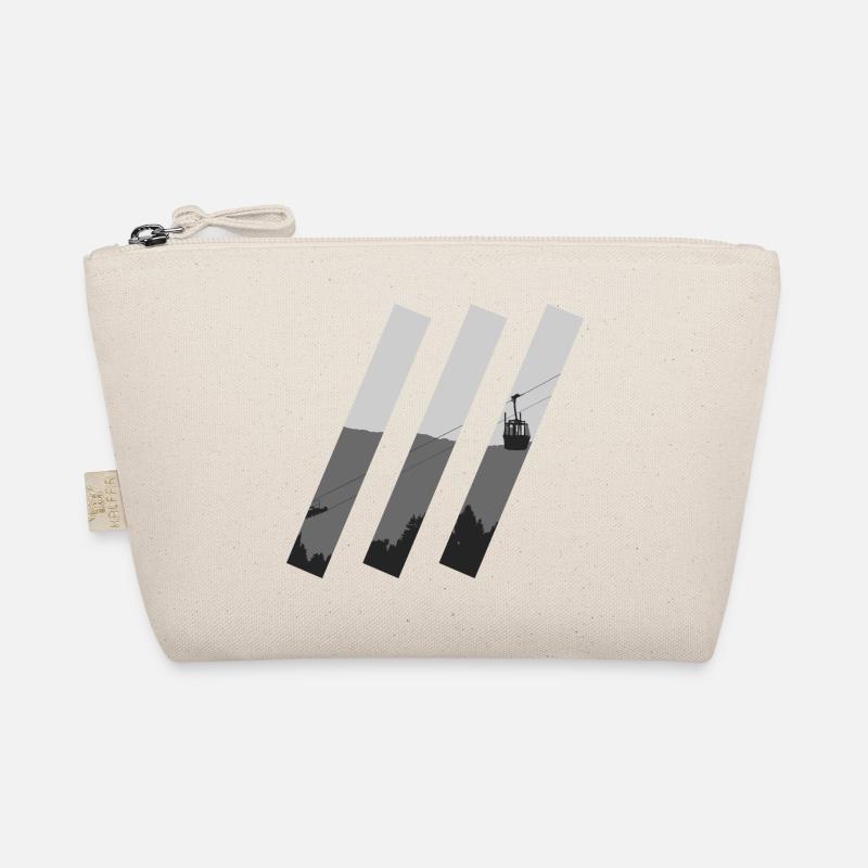 Gondola slashes - Organic Pouch - nature
