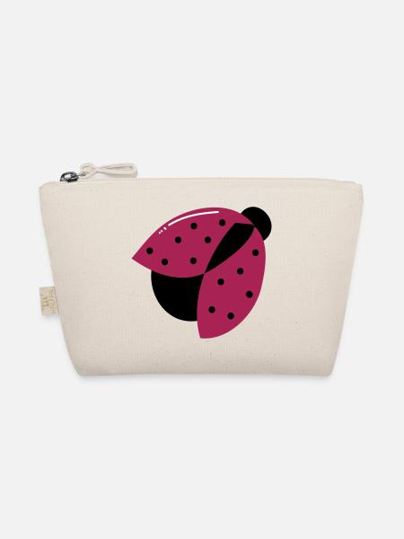 Ladybug lucky charm | Vectorgraphic - Organic Pouch - nature - Front