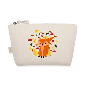 Fuchs Herbst - Bio-Täschchen - Natur - Vorne