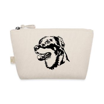 Beauceron head - Organic Pouch - nature - Front
