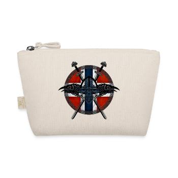 Viking Viking Norvège drapeau Corbeau design - Trousse biologique - nature - Devant