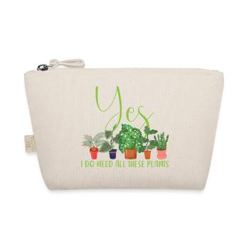 Pflanzen Enthusiast | Hobbygärtner Natur Geschenke - Bio-Täschchen - Natur - Vorne