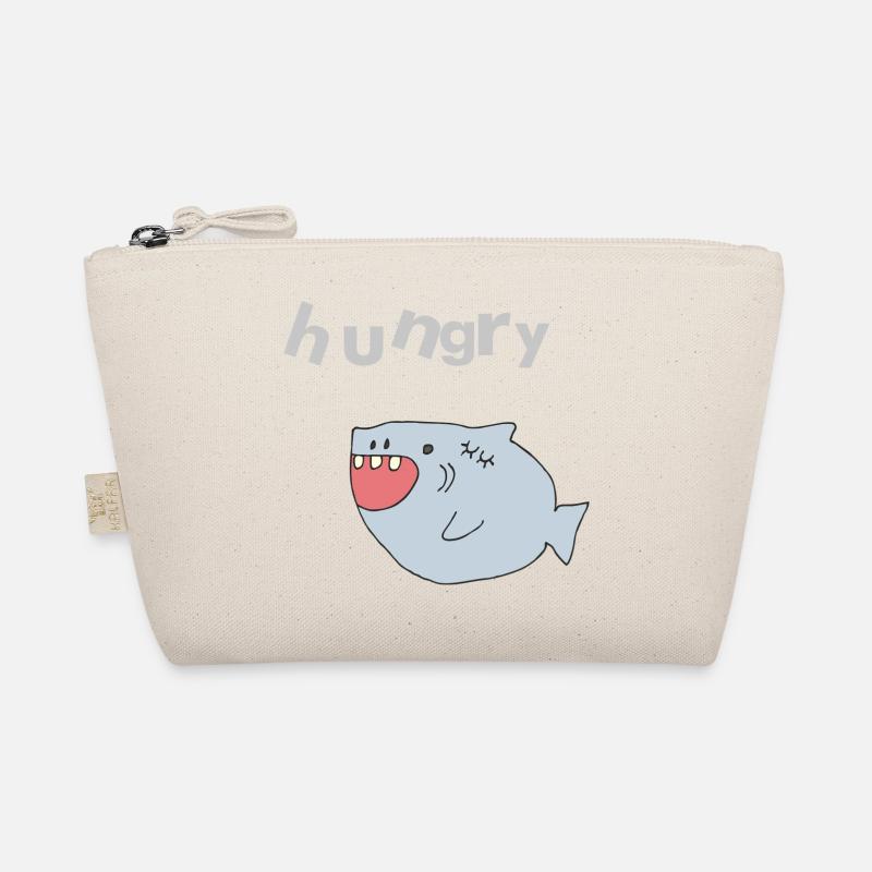 haifisch hungry - Bio-Täschchen - Natur