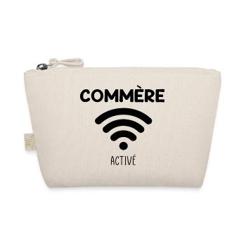 Phrase drôle Commère activé - Trousse biologique - nature - Devant