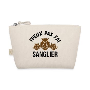 Je Peux Pas J'ai Sanglier Humour Chasse humorist - Trousse biologique - nature - Devant
