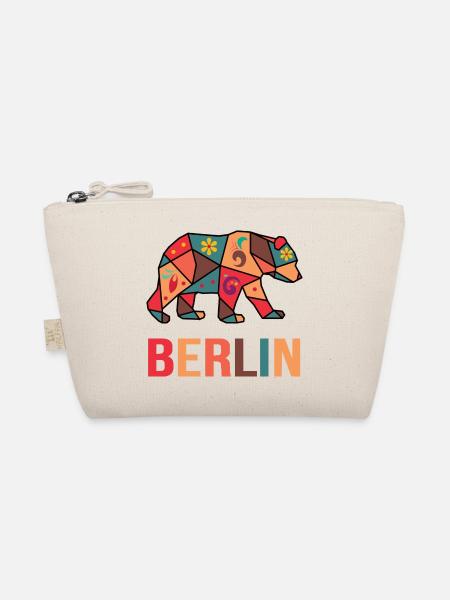 Hauptstad Berlin Great motif for Berliners - Organic Pouch - nature - Front