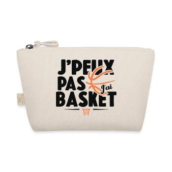 Je Peux Pas J'ai Basket Cadeau Basketball - Trousse biologique - nature - Devant