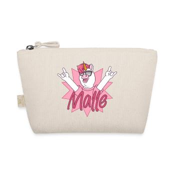 Malle Outfit Einhorn - Bio-Täschchen - Natur - Vorne