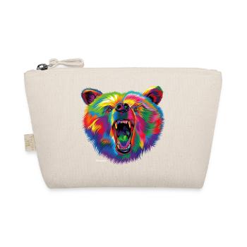 PD Moreno Colorful Bear - Organic Pouch - nature - Front