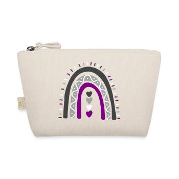 Boho Rainbow Ace Pride asexué - Trousse biologique - nature - Devant