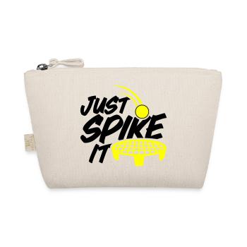Farbe änderbar | Roundnet Spikeball Fun - Bio-Täschchen - Natur - Vorne