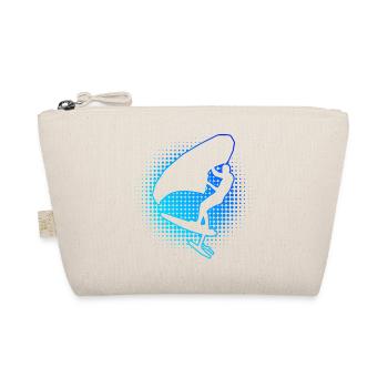 hydrofoil women men wingsurfing foilwing - Organic Pouch - nature - Front