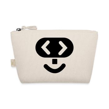 Hacker logo 2 - Organic Pouch - nature - Front