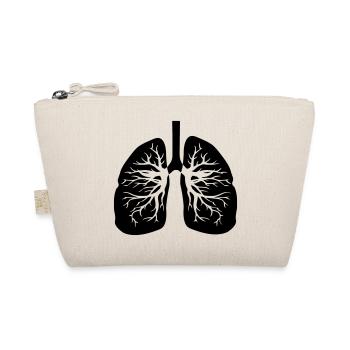 Respiratory therapist lungs - Organic Pouch - nature - Front
