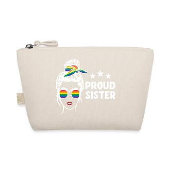 LGBT Proud Sister - Organic Pouch - nature - Front