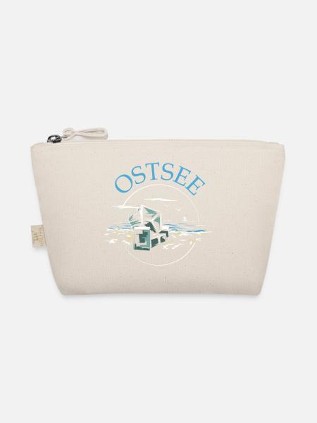 Ostsee Strandkorb See Symbol Meer Illustration - Bio-Täschchen - Natur