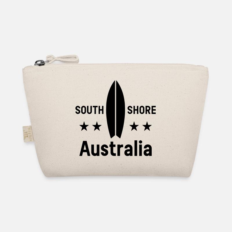 South shore, Australia (surfboard, stars) Organic Pouch