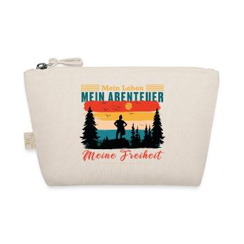 Mein Leben, mein Abenteuer, meine Freiheit - Bio-Täschchen - Natur - Vorne
