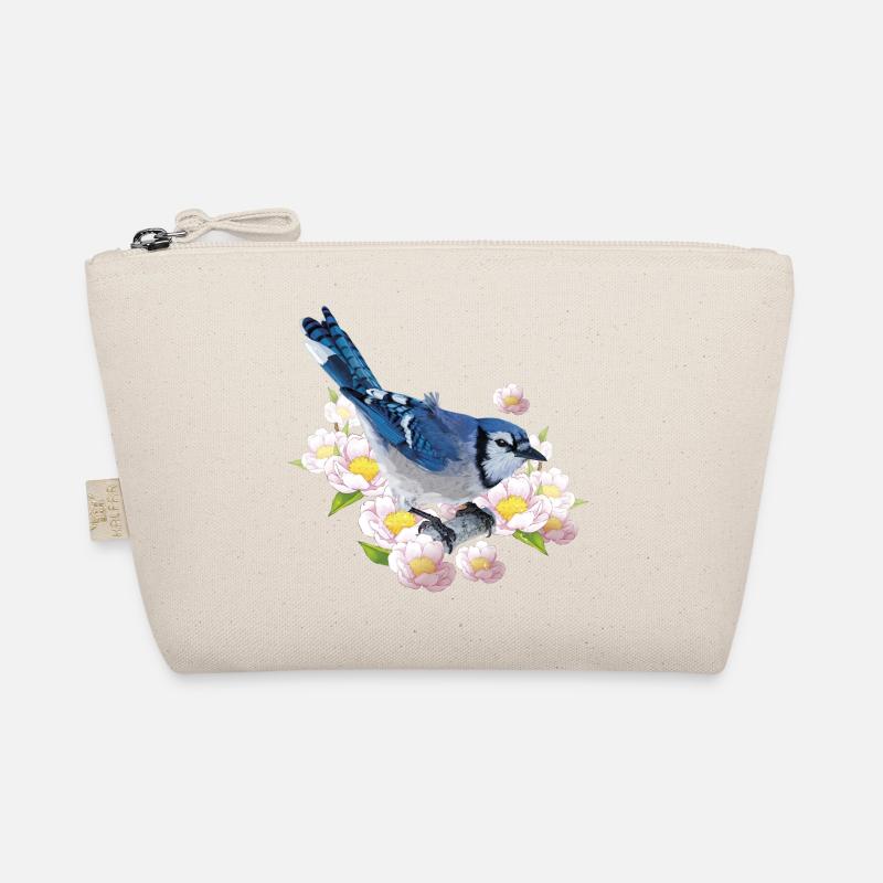 Blaue Chara Bio-Täschchen