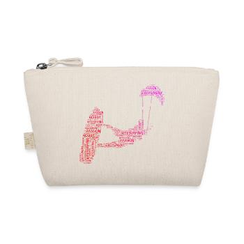 Kitesurfer Women Kitesurf Kite Kite Kite Kitesurfing - Organic Pouch - nature - Front