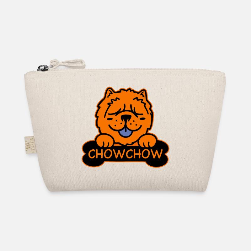 Chow Chow Chow und Knochen Bio-Täschchen
