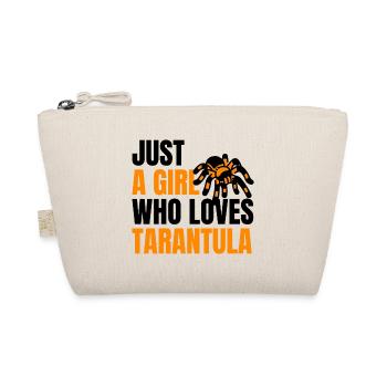 JUSTE UNE FILLE QUI AIME LA TARENTULE - Trousse biologique - nature - Devant