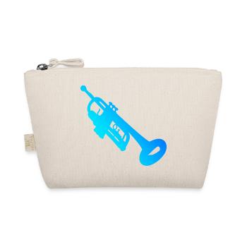 Trumpet Men Trumpet Playing Trumpet Players - Organic Pouch - nature - Front