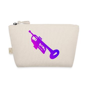 Trumpet Player Trumpet Player Trumpeter - Organic Pouch - nature - Front