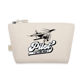 Flying Pilot Pilot | Colors can be changed - Organic Pouch - nature - Front