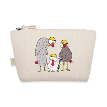 Construction Site Construction Client Deployment Team Hammer - Organic Pouch - nature - Front