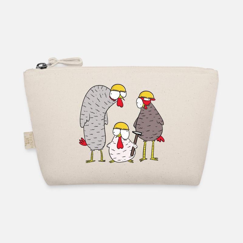 Baustelle Bauen Bauherr Einsatz Team Hammer Bio-Täschchen