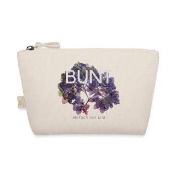Bunt einfach nur Lila - Bio-Täschchen - Natur - Vorne