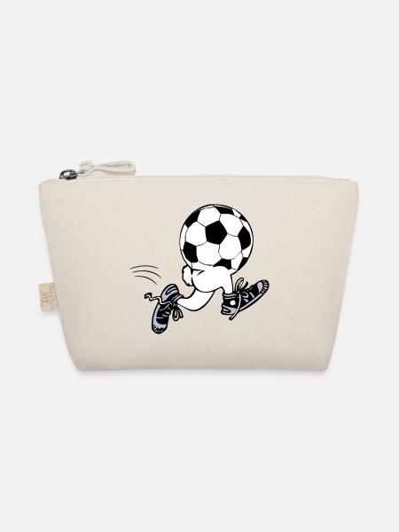 Soccer Men | running football - Organic Pouch - nature - Front
