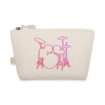 Drums Drummer Drumming Drum Kit - Organic Pouch - nature - Front
