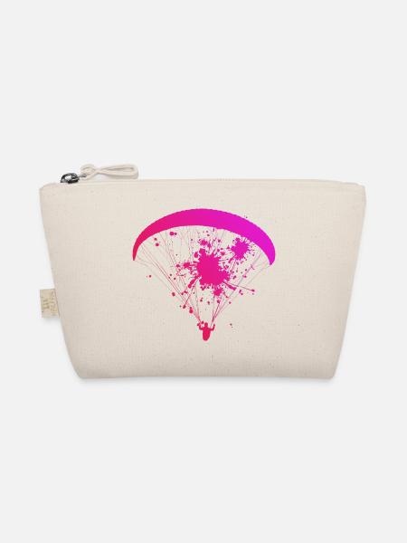 Paraglider Women Paragliding Paraglider Paraglider - Organic Pouch - nature - Front