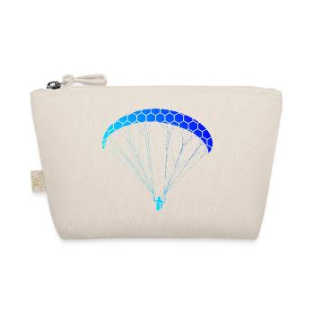 Herren Paragliding Paragleiten Damen Gleitschirm - Bio-Täschchen - Natur - Vorne