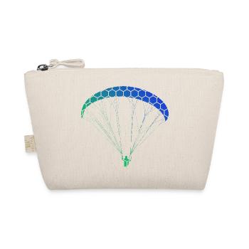 Gleitschirm Damen Paragleiter Herren Paragliding - Bio-Täschchen - Natur - Vorne