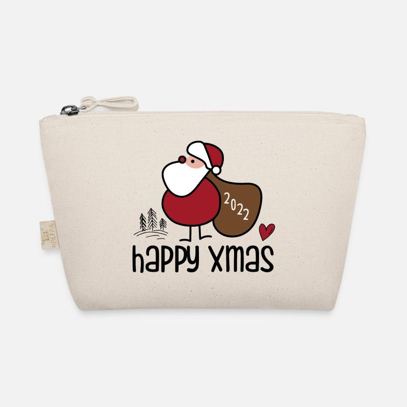 Festlicher Weihnachts-Santa Bio-Täschchen