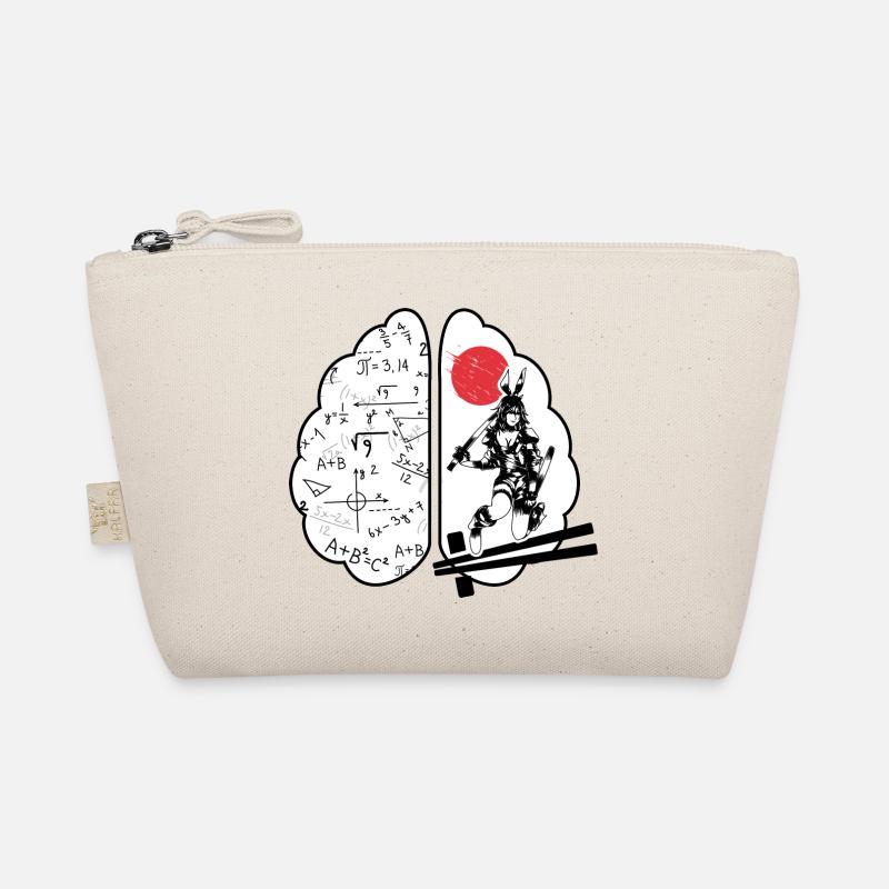 Math lesson "half math half anime" Organic Pouch