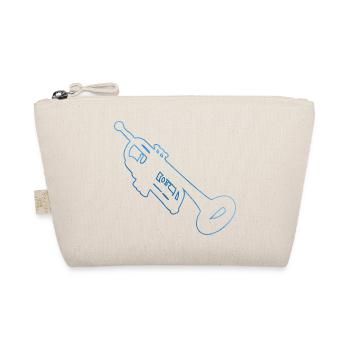 Trumpeter Jazz Trumpeter Men Women Trumpet - Organic Pouch - nature - Front
