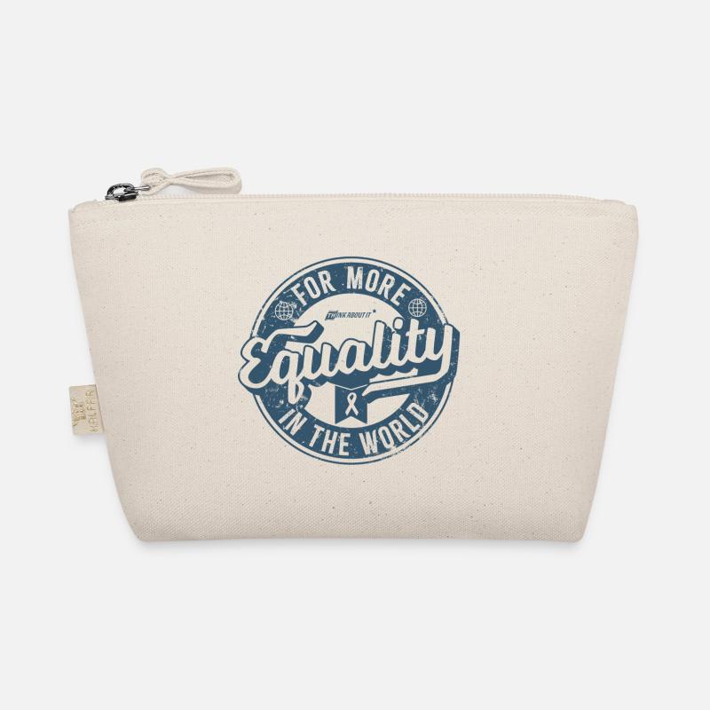 Equality as a Cool Retro Denim Label Bio-Täschchen