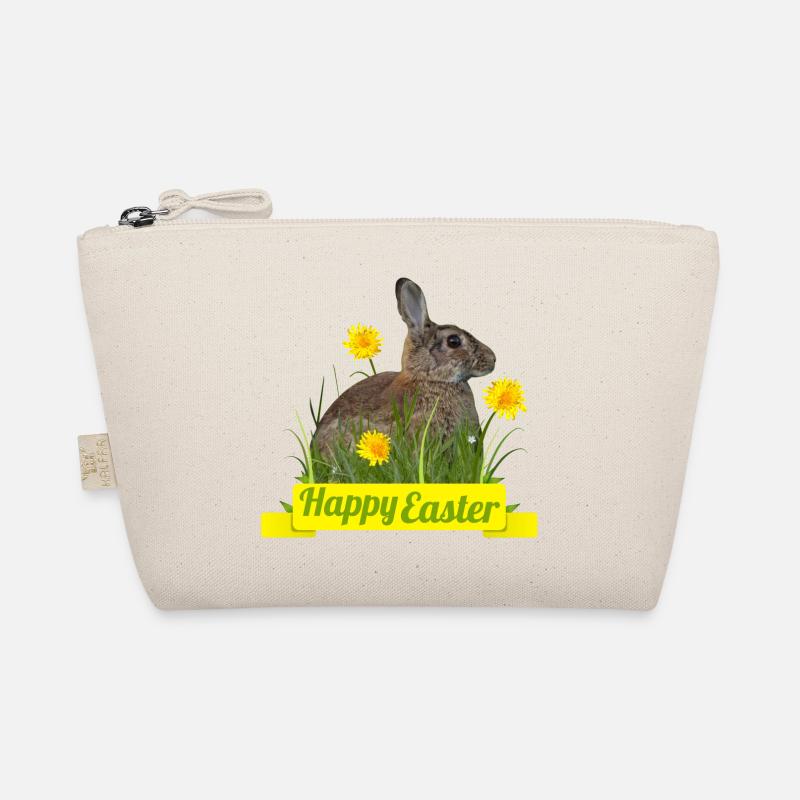 Happy Easter rabbit cony Organic Pouch