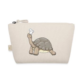 Turtle Chef Chef Chef Hat Cooking - Organic Pouch - nature - Front