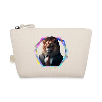 Lion in suit - Organic Pouch - nature - Front